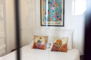 Postel nebo postele na pokoji v ubytování Le Herriot 5 Hyper Centre 5min de la Gare à pied