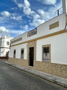 Bygningen som feriehuset ligger i