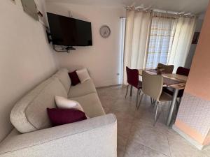 TV a/nebo společenská místnost v ubytování apartmani Mandic
