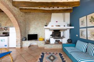 A seating area at La Ripa - Appartamento I Ghiri