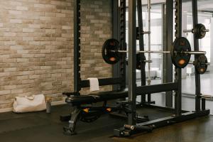 Fitness centrum a/nebo fitness zařízení v ubytování Sonder by Marriott Bonvoy The Liberty Apartments Liberty Village