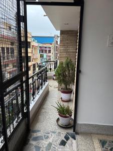Balkón nebo terasa v ubytování Kalash Guest House
