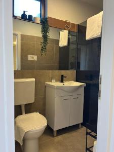 Koupelna v ubytování Hotel Ana Murter