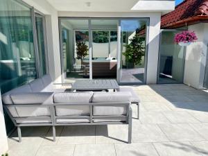 Μπαλκόνι ή βεράντα στο Apartament Aqua Mazury z jacuzzi