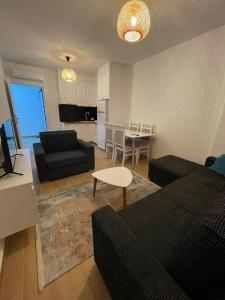 Istumisnurk majutusasutuses Iris apartaments
