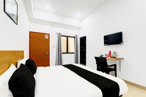 Postel nebo postele na pokoji v ubytování Super Hotel O JP INN