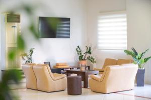 Posezení v ubytování Hotel Filoxenia Paleros