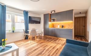 Kuchnia lub aneks kuchenny w obiekcie Apartamenty Dostoja