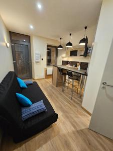 Η κουζίνα ή μικρή κουζίνα στο Grand studio dans centre ville