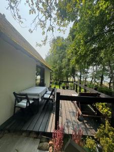 Vonkajšia záhrada v ubytovaní Domek na górce