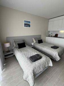 Postel nebo postele na pokoji v ubytování Apartament Stubai 3 Czarna Góra