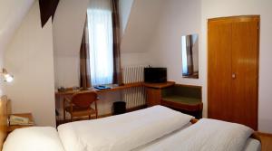 TV a/nebo společenská místnost v ubytování Hotel Victoria