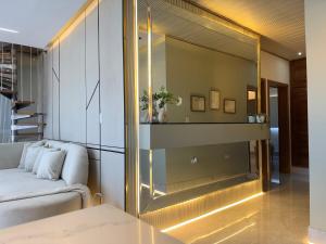 Posezení v ubytování Luxury apartment in Cabrera