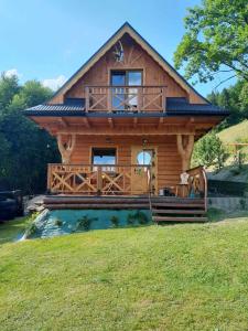 Zahrada ubytování Domek w dolinie ciszy Pieniny