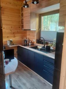 Kuchyň nebo kuchyňský kout v ubytování Domek w dolinie ciszy Pieniny