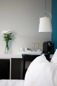 Hvar Riva Rooms客房内的一张或多张床位