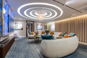 Posezení v ubytování شقة فاخرة - Luxury apartment