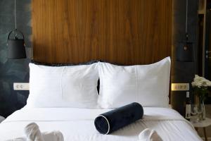 Hvar Riva Rooms客房内的一张或多张床位
