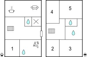 Plan piętra w obiekcie Ferienhaus Mit Bergpanorama