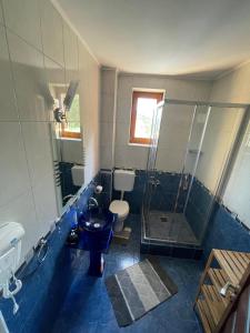 Koupelna v ubytování Casa Teodora + 23 fotografií