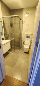 Koupelna v ubytování Apartments Dolcinium