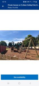 Laste mänguala majutusasutuses Private Caravan Ty Mawr Holiday Park