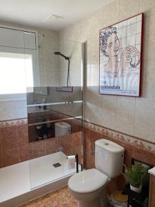 A bathroom at Casa Ricarda