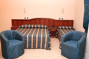 Posteľ alebo postele v izbe v ubytovaní Hotel Nizza