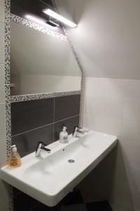 Koupelna v ubytování Chata Bielo
