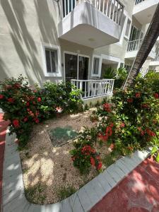 Zahrada ubytování PARADISE STUDIOS with TROPICAL POOL and BEACH ACCESS