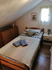 Postel nebo postele na pokoji v ubytování House Tomy
