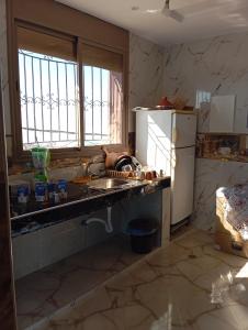 Kuchyň nebo kuchyňský kout v ubytování apartement 1 bif house taghazout tachdirt