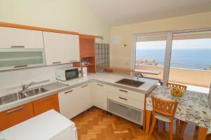Kuchyň nebo kuchyňský kout v ubytování Apartments Simic