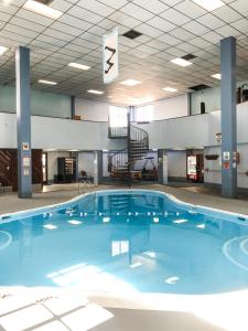 a large swimming pool in a large building at Beechview Condo in Beech Mountain