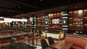 Lounge atau bar di The Vanderbilt Mansion Apt 11 Near Downtown & TWU