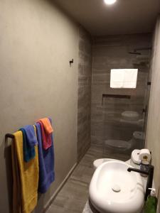 Koupelna v ubytování Hotel Casa Nativa Ajijic