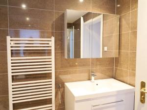 Ein Badezimmer in der Unterkunft Bomhoffstr. 15, Whg. 4