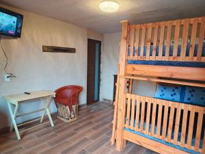 Letto o letti in una camera di cabañas Ticomulco