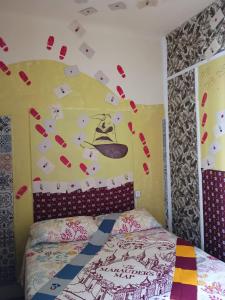 Hostel Trilhas e Rotas - a 150m da Avenida Paulista客房内的一张或多张床位