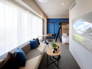 ES CON FIELD HOKKAIDO HOTEL Kitahiroshima Station的休息区