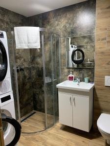 Koupelna v ubytování Apartmán Orchidea 3