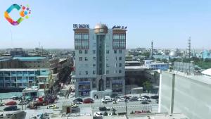 Nespecifikovaný výhled na destinaci Mazari Sharif nebo výhled na město při pohledu z hotelu