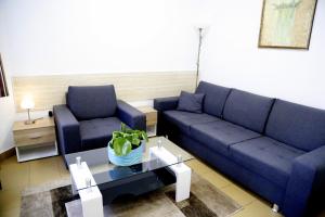 Posezení v ubytování Auguszta Hotel