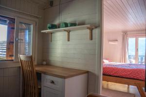 Voodi või voodid majutusasutuse Chalet avec vue panoramique sur les montagnes toas