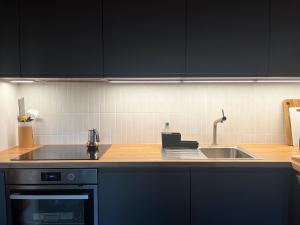 Η κουζίνα ή μικρή κουζίνα στο Himmel & Holz