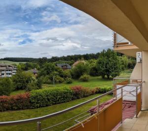 Balkón nebo terasa v ubytování Moderný Apartmán v Podhájskej