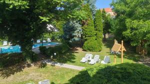 Zahrada ubytování Abbázia Club Hotel Kék