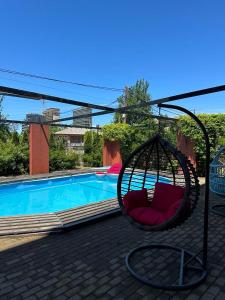 Bazén v ubytování Hotel Rosa nebo v jeho okolí