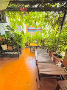 Zahrada ubytování BI SAIGON Hotel - BUI VIEN WALKING STREET