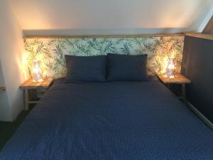 Un pat sau paturi într-o cameră la De Weegbrug